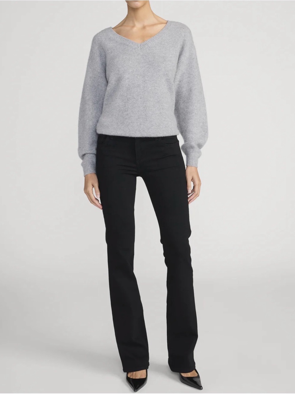 Frame Denim Black Bootcut Rodeo Jeans